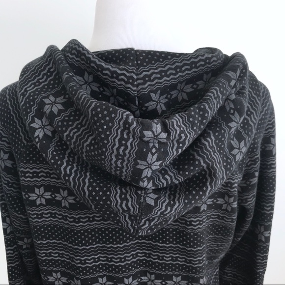 Nike | Black & Grey Zip Up Hoodie - Picture 6 of 8